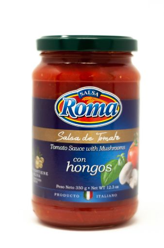 Imagen de SALSA ROMA DE TOMATE CON HONGOS ACEITE DE OLIVA 350 G