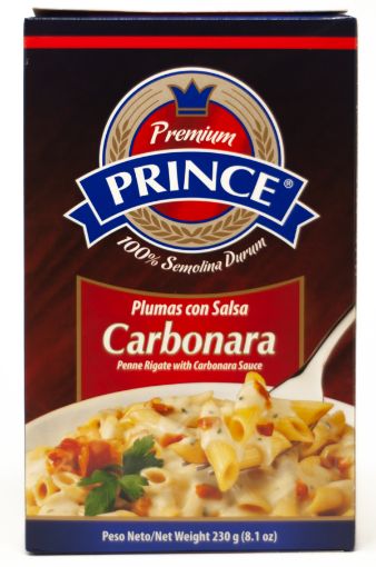 Imagen de PASTA PRINCE PLUMAS SALSA CARBONARA 230 g