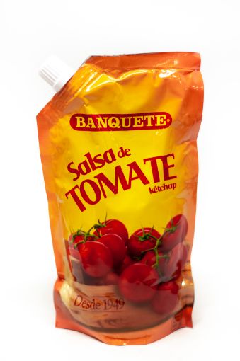 Imagen de SALSA BANQUETE DE TOMATE KETCHUP DOYPACK 385 G