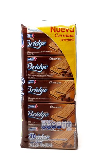 Imagen de SORBETO COLOMBIA BRIDGE CHOCOLATE 10 UND 300 G