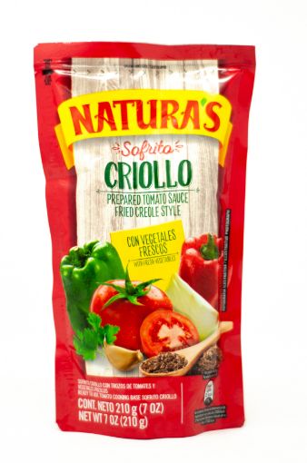 Imagen de SALSA NATURAS SOFRITO CRIOLLO CON VEGETALES FRESCOS 200,00 g 