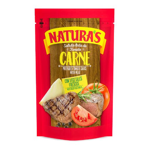 Imagen de SALSA NATURAS LISTA DE TOMATE CON CARNE 90.00 G