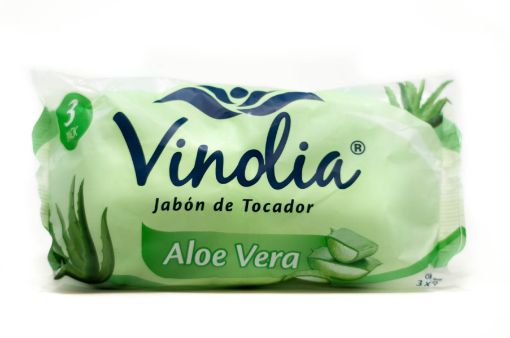 Imagen de JABON DE TOCADOR VINOLIA ALOE VERA 3 UND  435 g 