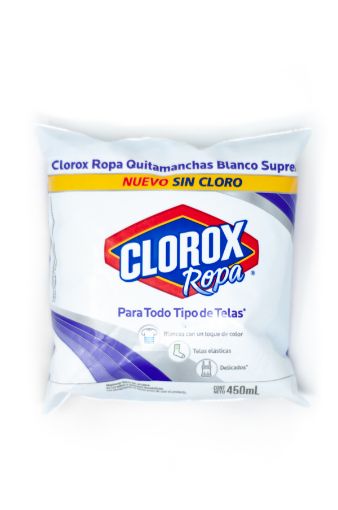 Imagen de QUITAMANCHAS  CLOROX REPUESTO BLANCO SUPREMO 450 ml 