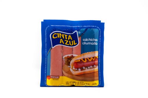 Imagen de SALCHICHAS CINTA AZUL PARA HOT DOG DE CERDO 380.00 G