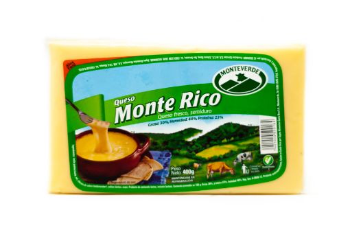 Imagen de QUESO MONTEVERDE MONTE RICO 400 G