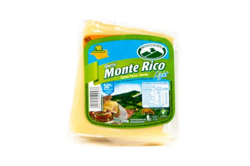 Imagen de QUESO MONTEVERDE MONTE RICO LIGHT 250 G