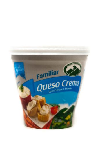 Imagen de QUESO CREMA MONTEVERDE FAMILIAR TAZA 330 g 