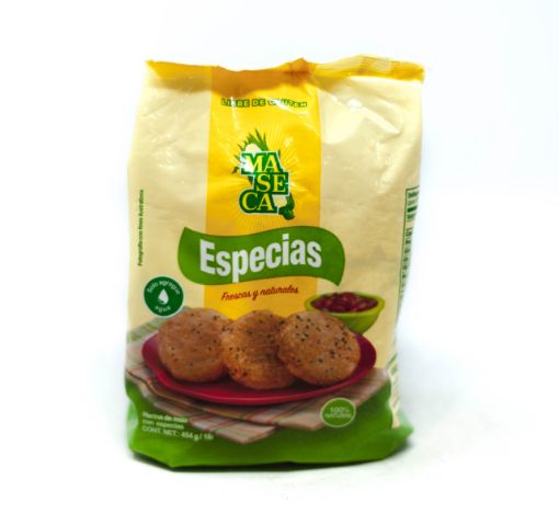 Imagen de HARINA DE MAÍZ CON ESPECIAS MASECA 454 G