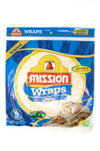 Imagen de TORTILLAS MISSION WRAPS DE HARINA DE TRIGO 6 UND  427.00 G