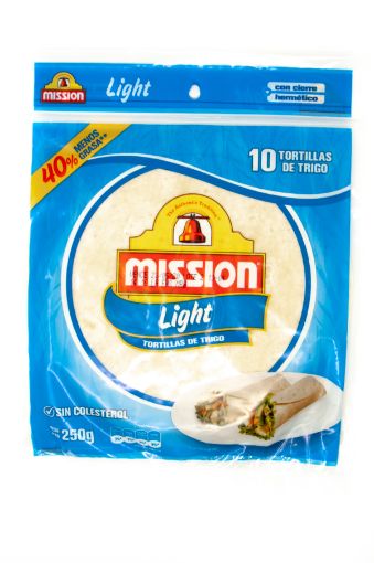 Imagen de TORTILLAS MISSION LIGHT DE HARINA DE TRIGO 10 UND 