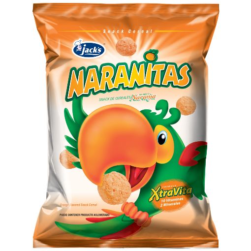 Imagen de CEREAL AZUCARADO JACK'S NARANITAS SABOR NARANJA BOLSA  170.00 G