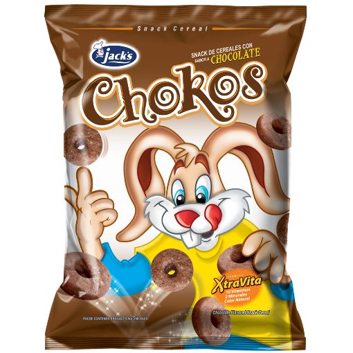 Imagen de CEREAL AZUCARADO JACK'S CHOKOS SABOR CHOCOLATE BOLSA 170.00 G