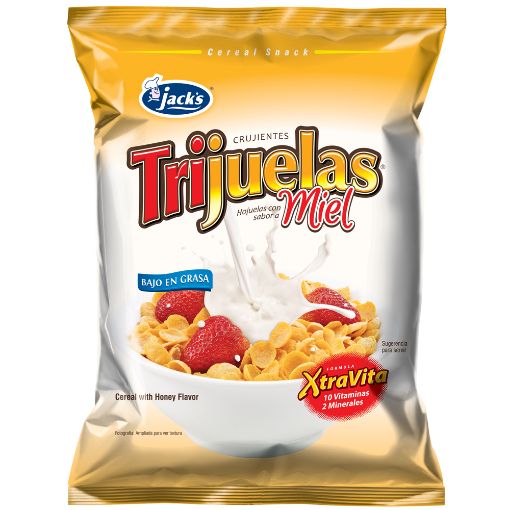 Imagen de CEREAL JACK'S TRIJUELAS BAJO EN GRASA SABOR MIEL BOLSA  170.00 G