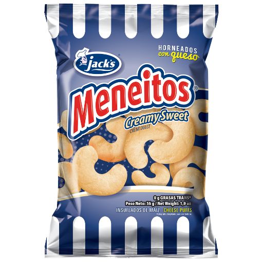 Imagen de PUFFS DE QUESO JACK'S MENEITOS DULCE CREMOSA 56.00 G