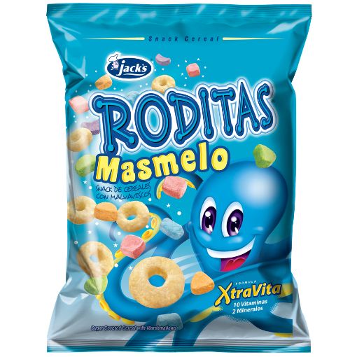 Imagen de CEREAL AZUCARADO JACK'S RODITAS MASMELO CON MALVAVISCOS BOLSA 170.00 G