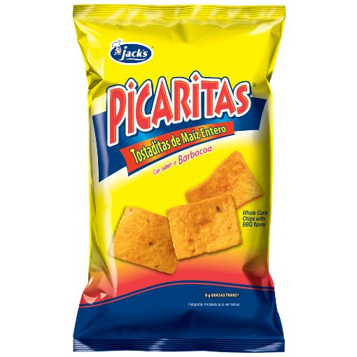 Imagen de TOSTADITAS DE MAIZ JACK'S PICARITAS 150.00 G