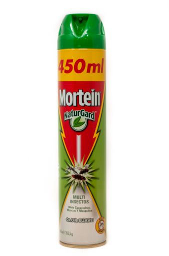 Imagen de INSECTICIDA MORTEIN NATURAL GARDEN OLOR SUAVE EN AEROSOL 450 ML