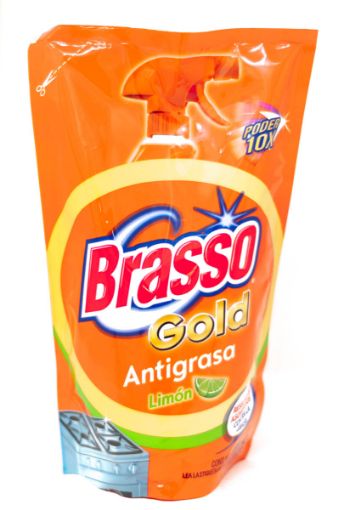 Imagen de LIMPIADOR BRASSO ANTIGRASA AROMA LIMON 900 ML