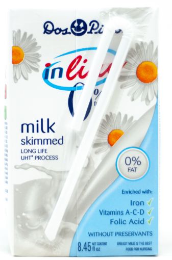 Imagen de LECHE DOS PINOS DESCREMADA IN LINE 0% GRASA 250.00 ML