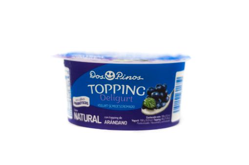 Imagen de YOGURT NATURAL DOS PINOS DELIGURT CON TOPPING DE ARÁNDANO 190 g 