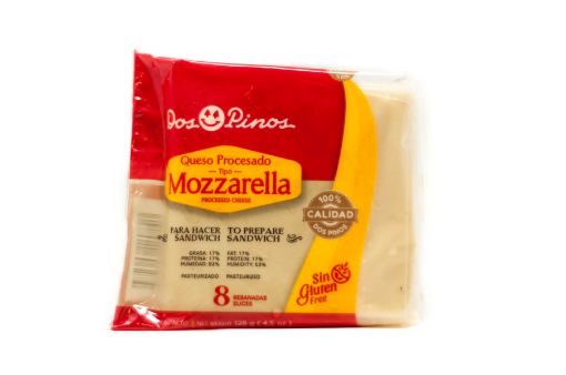 Imagen de QUESO MOZZARELLA DOS PINOS SIN GLUTEN 8 UND 128 G