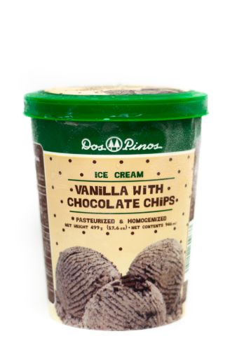 Imagen de HELADO DOS PINOS VAINILLA & CHIPS DE CHOCOLATE 499 G