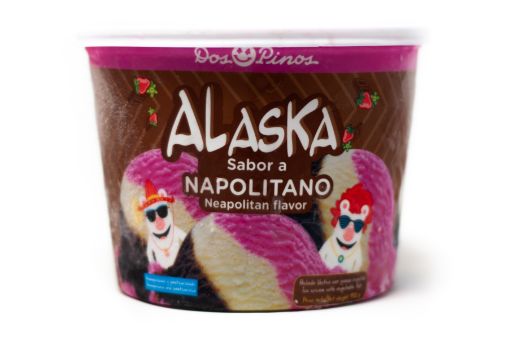 Imagen de HELADO DOS PINOS ALASKA NAPOLITANO 972 g