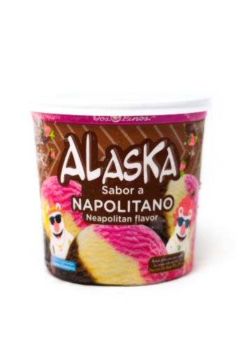 Imagen de HELADO DOS PINOS ALASKA NAPOLITANO 500 G