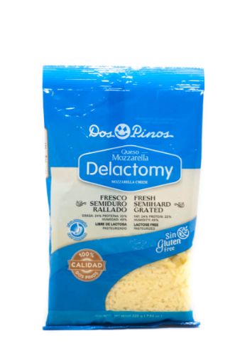 Imagen de QUESO MOZZARELLA DOS PINOS DELACTOMY SIN GLUTEN 225 G