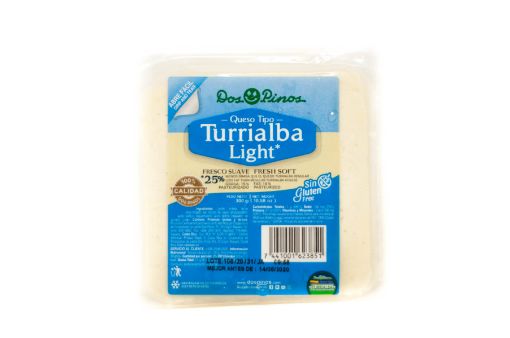 Imagen de QUESO TURRIALBA DOS PINOS LIGHT SIN GLUTEN 300 G