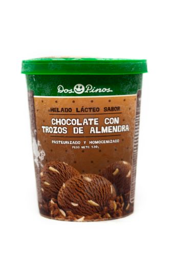 Imagen de HELADO DOS PINOS CHOCOLATE CON TROZOS DE ALMENDRA 499 G