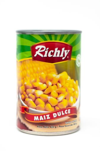 Imagen de MAÍZ DULCE RICHLY LATA 262 G