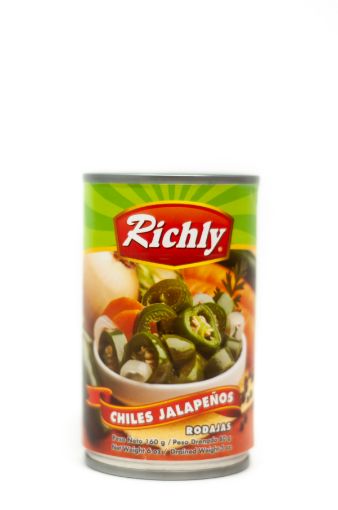 Imagen de CHILE RICHLY JALAPEÑO RODAJAS 80 G