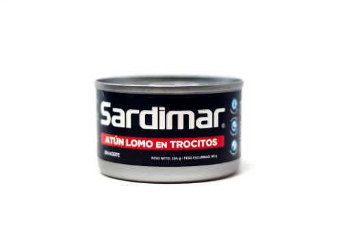 Imagen de ATÚN SARDIMAR LOMO EN TROCITOS EN ACEITE 80 G