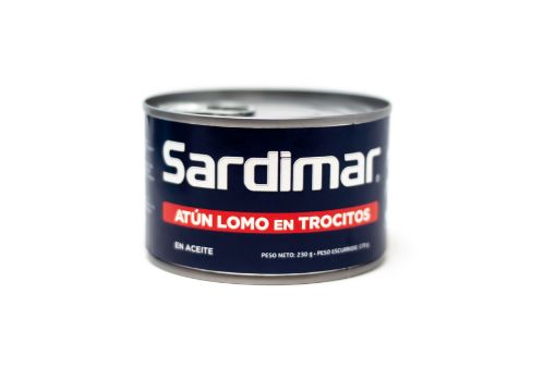 Imagen de ATÚN SARDIMAR LOMO EN TROCITOS EN ACEITE 170 G