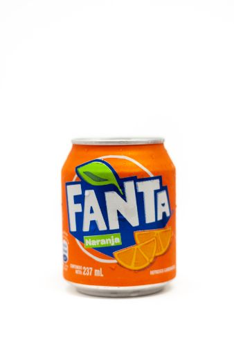 Imagen de REFRESCO GASEOSO FANTA NARANJA LATA PEQUEÑA  237.00 ML