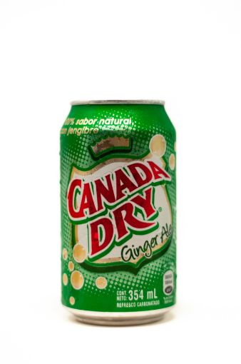 Imagen de REFRESCO GASEOSO CANADA DRY GINGER ALE LATA 354 ML