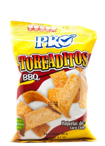 Imagen de HOJUELAS DE MAIZ PRO TOREADITOS BBQ 90 G