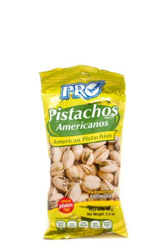 Imagen de PISTACHOS PRO AMERICANOS 70 G