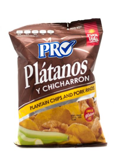 Imagen de HOJUELAS DE PLATANO PRO PLATANOS CON CHICHARON 90 G