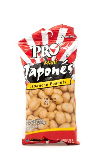 Imagen de MANI PRO JAPONES CON SAL 80 G 