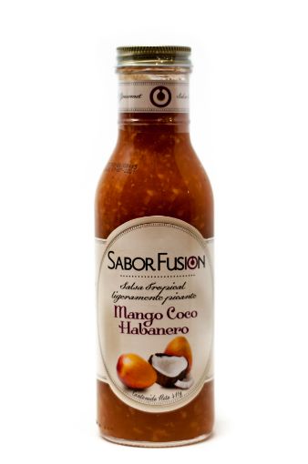 Imagen de SALSA  SABOR FUSIÓN TROPICAL MANGO COCO HABANERO 411 G 