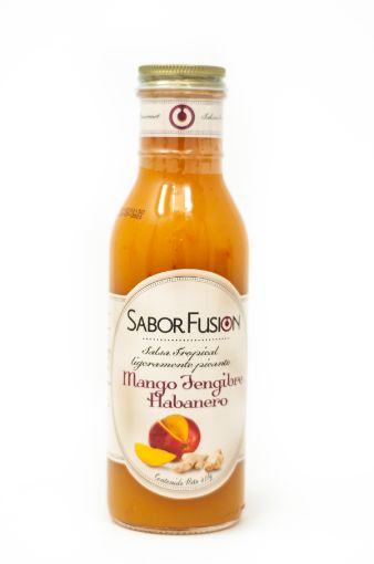 Imagen de SALSA SABOR FUSIÓN TROPICAL MANGO JENGIBRE HABANERO 411 G 