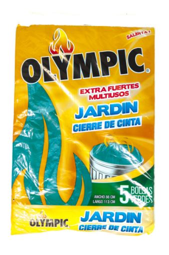 Imagen de BOLSA OLYMPIC PARA BASURA JARDIN VERDE 5 UND