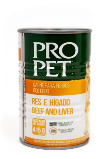 Imagen de ALIMENTO PARA PERRO PRO PET HÍGADO Y CARNE DE RES 415.00 G