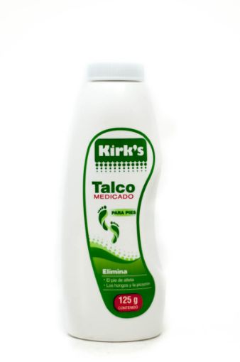 Imagen de TALCOS KIRKS PARA PIES EN FRASCO 125 G