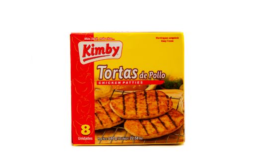 Imagen de TORTA PIPASA KIMBY DE POLLO 8 UND 640 G