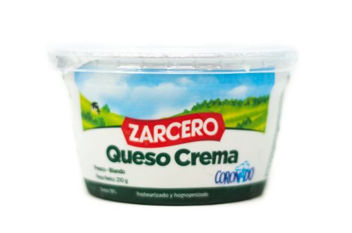 Imagen de QUESO CREMA CORONADO ZARCERO TAZA 210 G