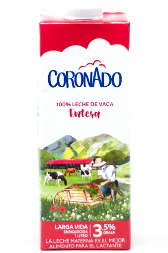 Imagen de LECHE CORONADO ENTERA 3.5% GRASA 1000 ML